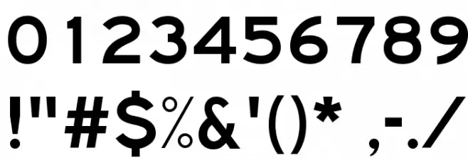 Lane D Font OTHER CHARS