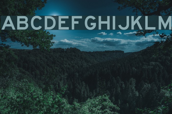 Lane D Font examples