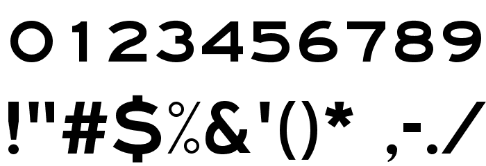 Lane E Font OTHER CHARS