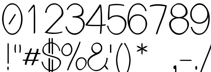 Lane Humouresque Font OTHER CHARS