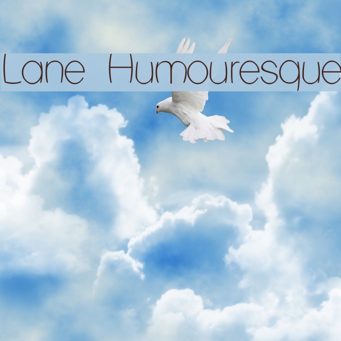 Lane Humouresque Font examples