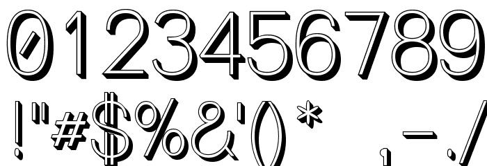 Lane Posh Light Font OTHER CHARS