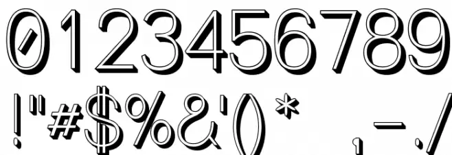 Lane - Posh Font OTHER CHARS