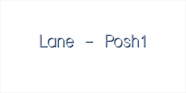 Lane - Posh1 Logo