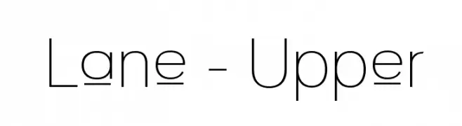 Lane - Upper  Frei Schriftart Herunterladen