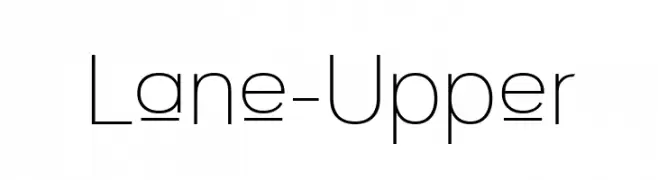 Lane - Upper  नि: शुल्क फ़ॉन्ट्स डाउनलोड