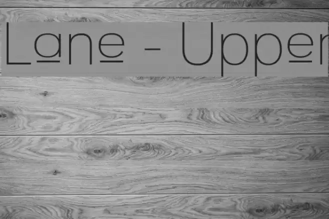 Lane - Upper Fonte examples
