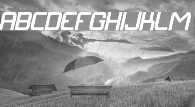 Langó BoldItalic Font examples