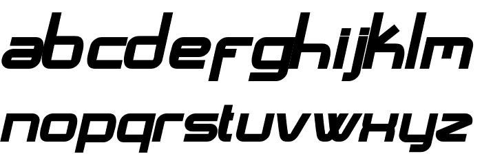 Langó BoldItalic Font LOWERCASE