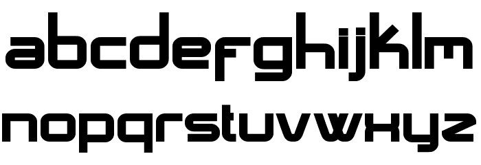 Langó Bold Font LOWERCASE
