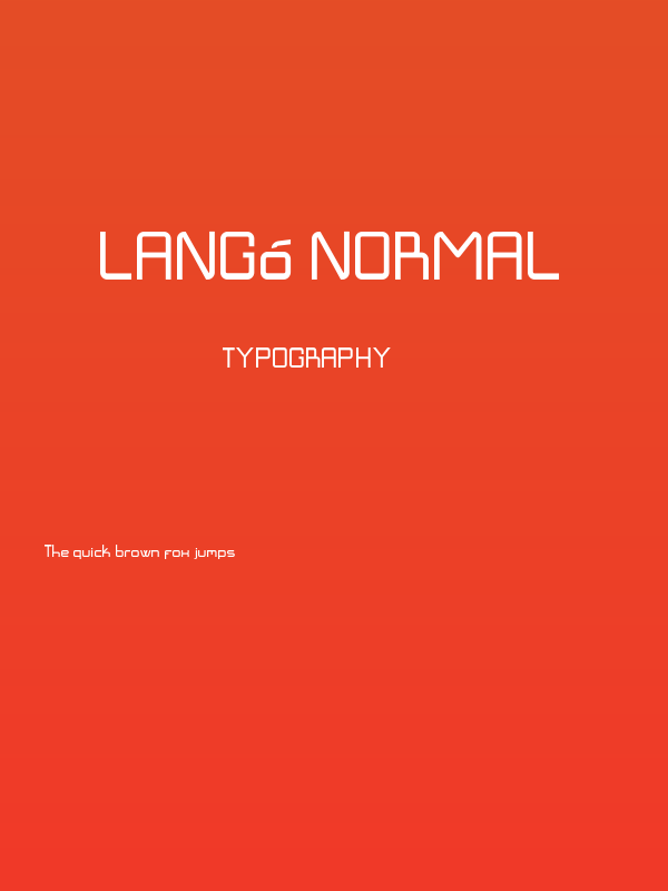 Langó Normal Poster
