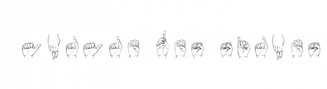 Langage des signes 