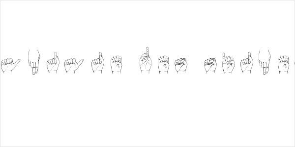 Langage des signes Logo