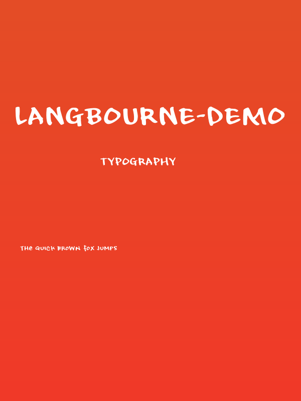 Langbourne-Demo Poster