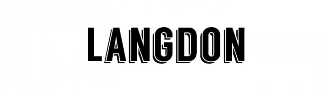 Langdon  नि: शुल्क फ़ॉन्ट्स डाउनलोड