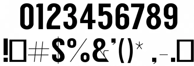 Langdon Font OTHER CHARS