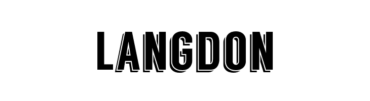 Langdon  免费字体下载