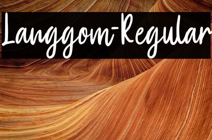 Langgom-Regular Example 1