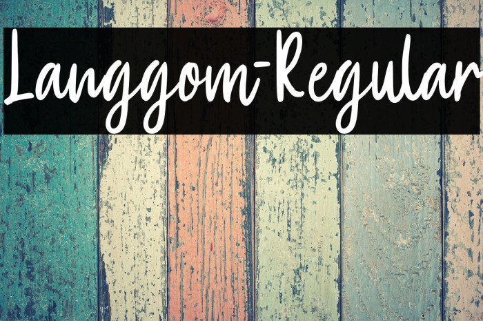 Langgom-Regular Example 2