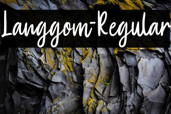 Langgom-Regular Example 3