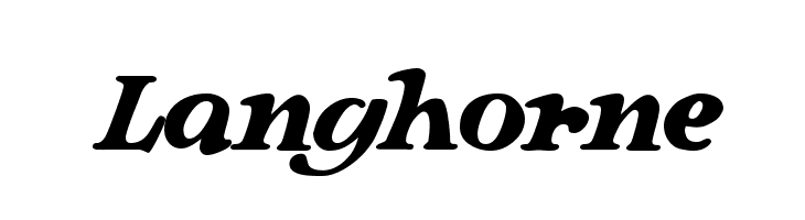 Langhorne  Descarca Fonturi Gratis