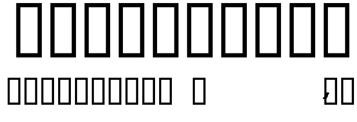 Langhorne Font OTHER CHARS