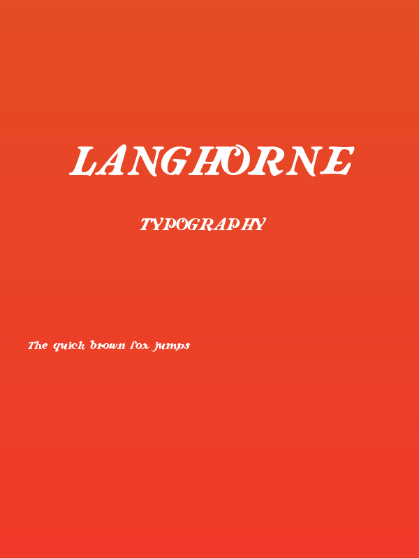 Langhorne Poster