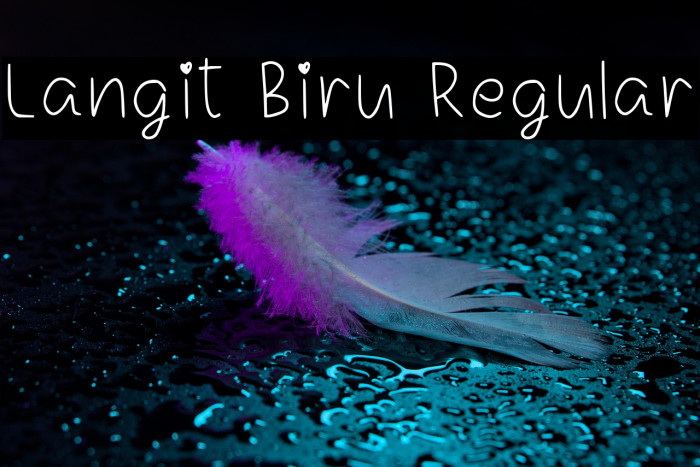 Langit Biru Regular Example 1