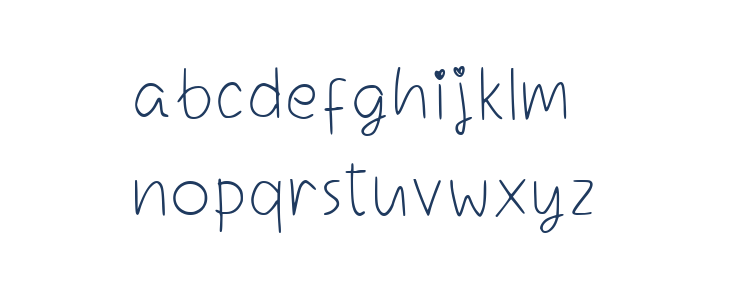 Langit Biru Regular Lowercase