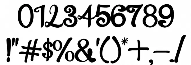 Langit Merah Font OTHER CHARS