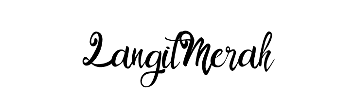 Langit Merah  font caratteri gratis