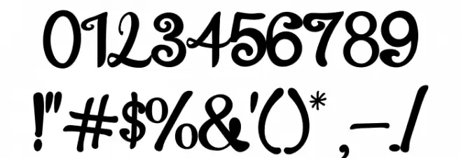 Langit Merah Font OTHER CHARS