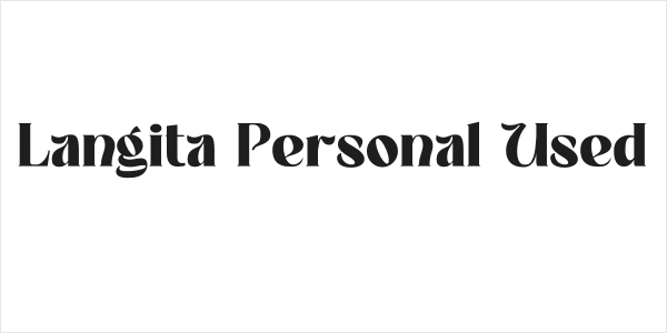 Langita Personal Used Logo