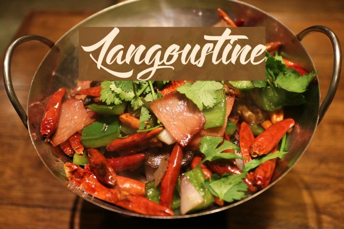 Langoustine Font examples