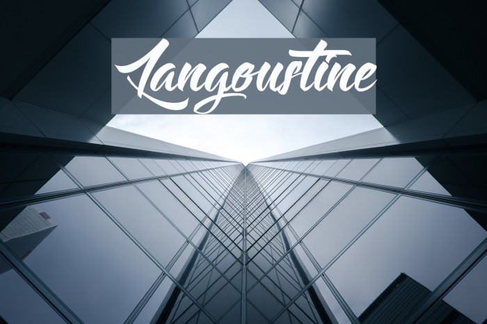 Langoustine Font examples