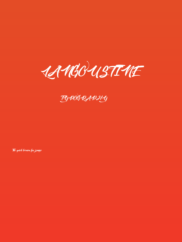 Langoustine Poster