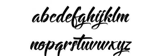 Langoustine Font LOWERCASE