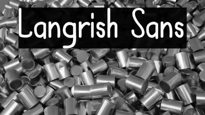 Langrish Sans Example 3