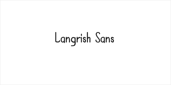 Langrish Sans Logo