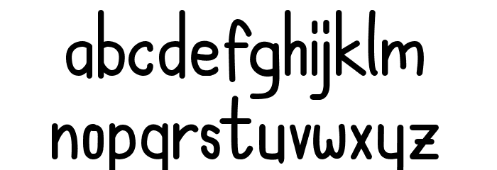 Langrish Sans Font LOWERCASE