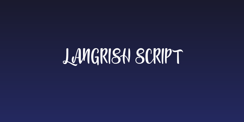Langrish Script Social Header