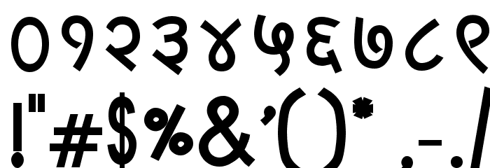 LangscapeDevPoojaBold Font OTHER CHARS