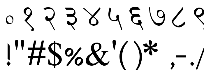 LangscapeDevPriyaNormal Font OTHER CHARS