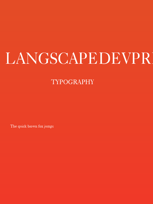 LangscapeDevPriyaNormal Poster