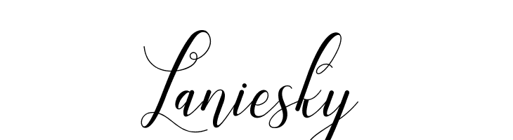 Laniesky  Descarca Fonturi Gratis