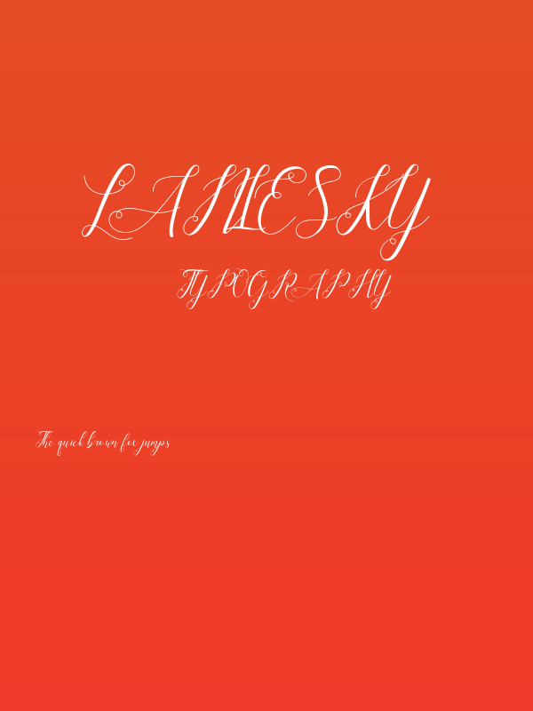 Laniesky Poster
