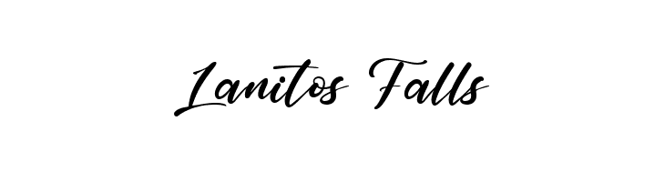 Lanitos Falls  Free Fonts Download