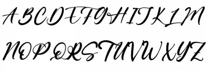 LanitosFalls Font UPPERCASE