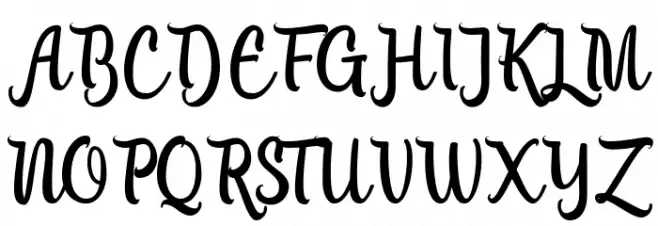 LanjutinFreeDemo-Regular フォント 大文字