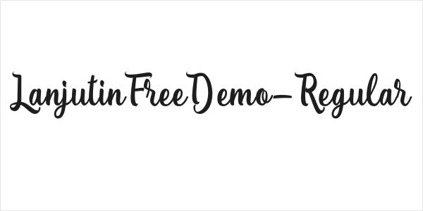 LanjutinFreeDemo-Regular Logo